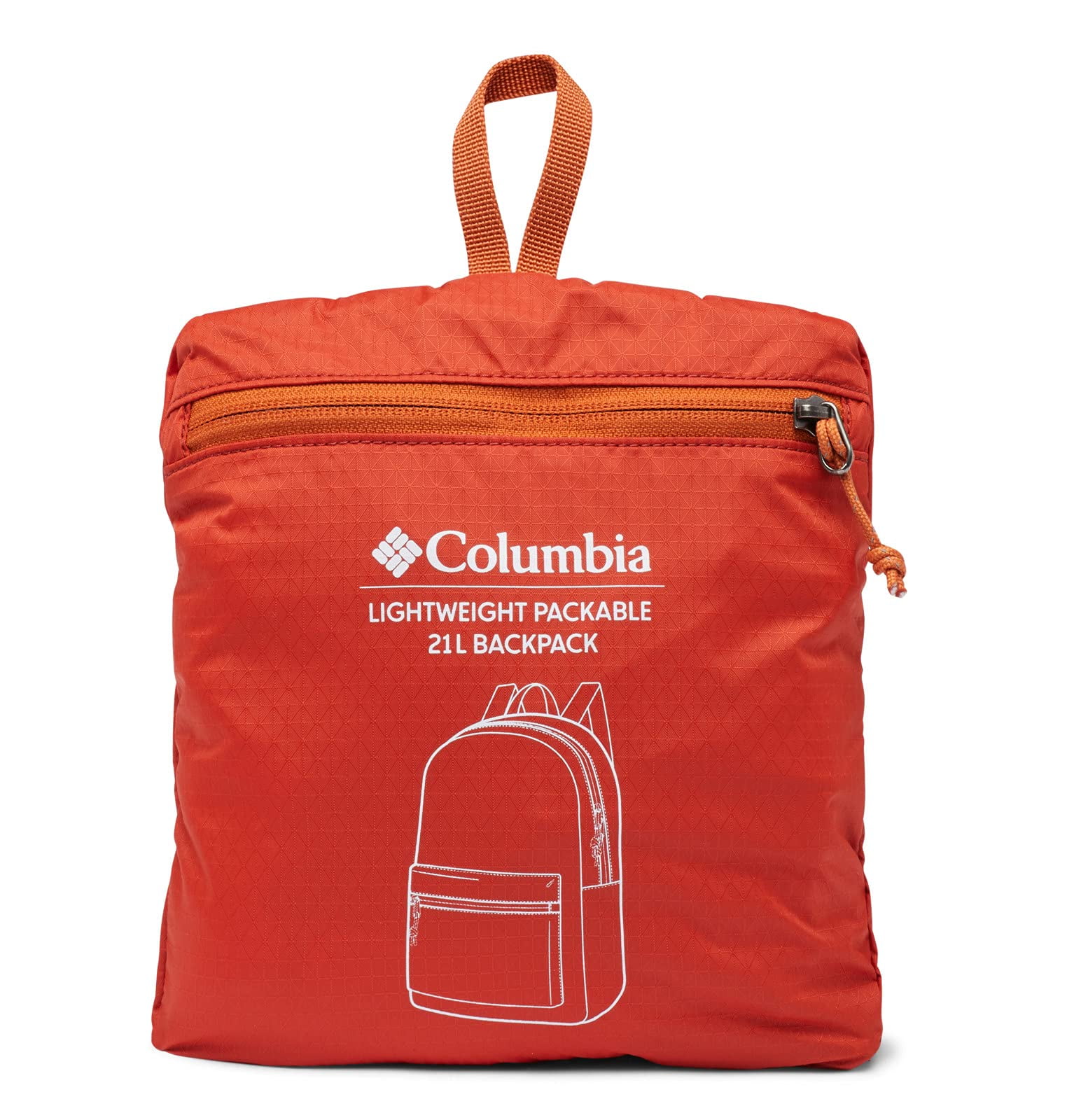 Columbia Lightweight Packable 21L Backpack Flame One Size Walmart