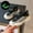 Black, variant on Liyamei Fashion All Season Children Boys Girls Sports Shoes Luminous Shoes Flat Thick Bottom Lightweight Non Mesh Upper Breathable And Comfortable Boys Sneakers Size 10.5