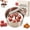 6Holes, variant on Stainless Steel Meatball Maker Spoon Set, 5.3 Inch Manual Meatball Press with Forming Spoon and Serving Scoop