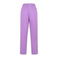 thumbnail image 4 of Aofany Womens Scrub Pants Workwear Straight Leg Pants Soft Stretch Nurse Uniform Work Pants, 4 of 8
