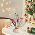thumbnail image 5 of Wovilon Christmas Decorations Mini Pe Christmas Tree 30cm Christmas Decoration Ornaments Small Snow Powder Desktop Christmas Tree, 5 of 6