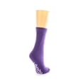 thumbnail image 2 of Nobles Assorted Anti Skid/ No Slip Hospital Gripper Socks, Great for adults, men, women. Designed for medical hospital patients but great for everyone (1 Pair Purple), 2 of 2