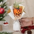 thumbnail image 4 of TopLLC Halloween Decor Fall Decor Halloween Ghost Face Pumpkin Small Bouquet Mini Companion Gift Bouquet Children's Halloween Gift Halloween Party Favor, 4 of 6