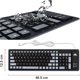 thumbnail image 4 of Teclado de silicona enrollable, impermeable, 103 teclas, cable USB, 4 of 5