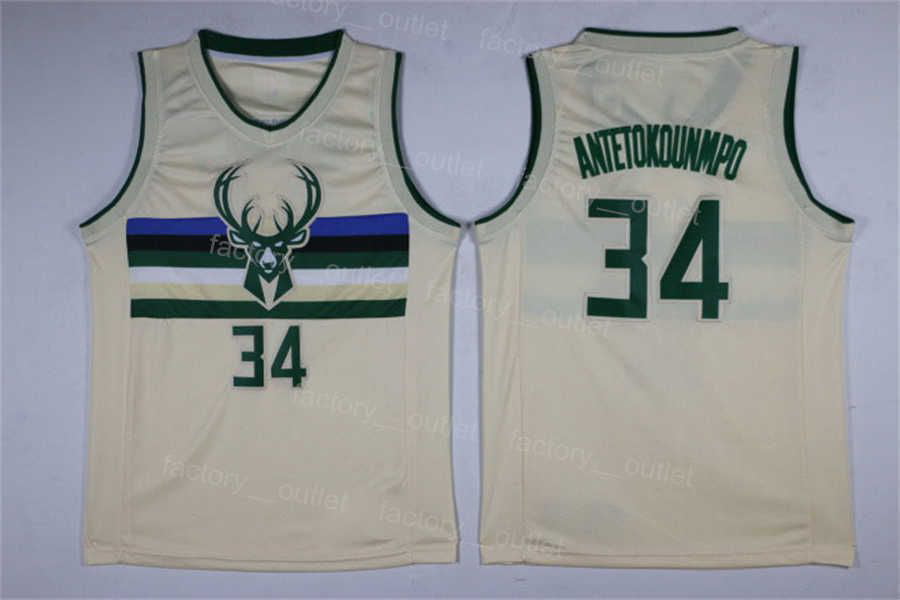 NBA_ Men Basketball Giannis Antetokounmpo Jersey 34 Khris Middleton 22 All  Stitched Team White Blue Green Black Color For Sportnbajerseys