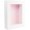 Light Pink Backing, variant on 4x6 Shadow Box Frame In White With A 1 3/4" Usable Depth Includes Light Pink Acid-Free Backing, UV