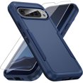 thumbnail image 1 of KOMI for Pixel 9 Case,Pixel 9 Pro Case,with Screen Protector,[Military Grade Drop Tested] Heavy-Duty Tough Rugged Shockproof Protective Case for Google Pixel 9, Blue, 1 of 5