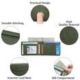 thumbnail image 4 of SENDEFN Slim Wallet for Men ID Window with RFID Blocking Front Pocket Minimalist Bifold Bussiness Card Holder Gift for Men, 4 of 7