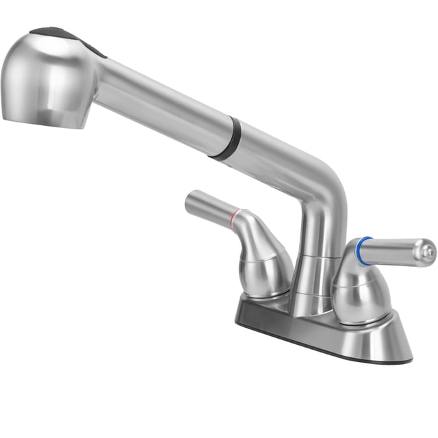 Grifo utilitario para lavabo RSYEKU de plástico ABS con pulverizador cromado