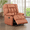 Whiskey Brown, variant on MAYEERTY Ergonomic Recliner Chair with 110-160°Adjustable Recline for Living Room, Footrest, Side Pocket, Beige