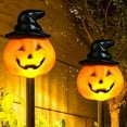 thumbnail image 6 of Secret Scope Solar Halloween Lights - 5-Pack Pumpkin Stake Lights, 8 Modes, Orange for Yard & Garden Path, 6 of 10