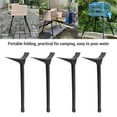 thumbnail image 4 of Bucket Mounting Bracket, 12L-25L Load Bearing Space Saving Metal Bucket Bracket Detachable Stand Frame  for Self Driving Tour for Rectangular PC Buckets, 4 of 7