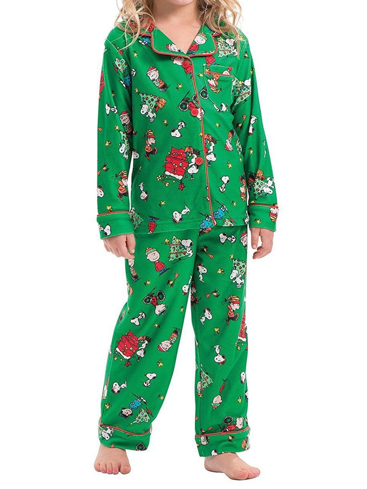 FOCUSNORM - Christmas Family Matching Pajamas Set Adult Mens Womens Kids Sleepwear Nightwear 