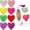 Valentines Stickers 500 Pcs, variant on Yippzo St Patricks Day Stickers, Shamrock Stickers Roll, Sparkly St. Patrick's Day Saint Patricks Day's Lucky Clover Self-Adhesive Laser Seal Labels Decor