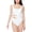 White Eyelet Side Tie, variant on Jessica Simpson Womens Eyelet Cut-Out One-Piece Swimsuit White M