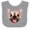 Heather and White, variant on Inktastic French Bulldog Dog Boys or Girls Baby Bib