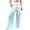 ZB Light Blue, variant on Zszcpp Summer Pants For Womens 2025 Stylish Gradient Pocket Stretchy Leisure Long Basic Style All Matching Trousers Casual Trouser