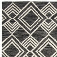 thumbnail image 2 of SAFAVIEH Micro-Loop Floral Diamond Trellis Wool Area Rug, Charcoal/Ivory, 8' x 10', 2 of 4