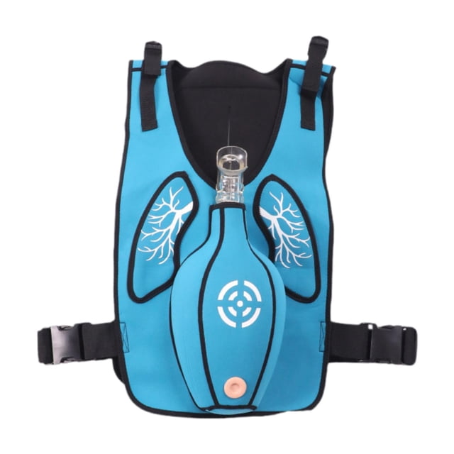 Accesorios didácticos para la prevención de la asfixia. Conectores de repuesto directos y resistentes. Azul para adultos