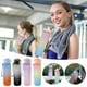 thumbnail image 1 of Botella de Agua Deportiva, Diseño a Prueba de Fugas, Gran Capacidad de 1 L, Pajita Extraíble, Marcadores Motivacionales, para Fitness y Uso Al Aire Libre, Sin Bpa, Fácil de Transportar, Tama, 1 of 2