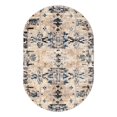 thumbnail image 2 of Unique Loom Tucson Collection Area Rug - Sonora (4' x 6' Oval Ivory/Black), 2 of 7