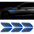 thumbnail image 1 of 6Pcs 3D Strong Reflective Stripe Stickers for Car Fender Hood Bumper High-Intens, 1 of 5