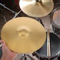 thumbnail image 4 of Crash Cymbal Golden Metal for Drum Set Cymbal Part in 12 Inches 1Set, 4 of 4