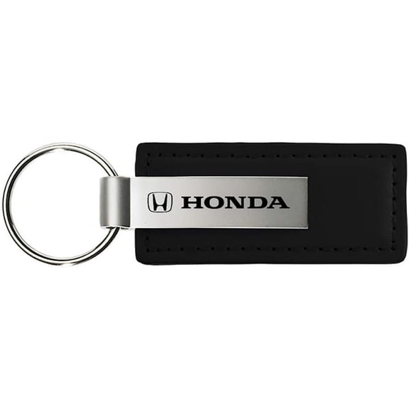 Honda Leather Key Chain Official Licensed - Black