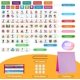 thumbnail image 4 of Tabla de tareas visual para niños, tabla de tareas diarias 3 en 1, tabla de bolsillo de rutina para niños pequeños, herramienta de materiales de aprendizaje para autismo, 4 of 5