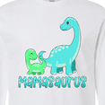 thumbnail image 4 of Inktastic Mamasaurus with Cute Brontosaurus Family Long Sleeve T-Shirt, 4 of 5