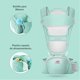 thumbnail image 4 of Portabebé,mochila Ergonomica,cangurera Bebé,hip Seat, 6 En 1 Dara Baby Acc0022, 4 of 6