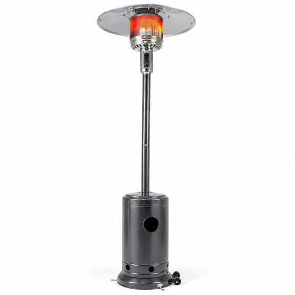 Biotree Patio Heater 32.5" x 86" x 32.5" Propane Gas Heater for Outdoor for Patio Garden Commercial Outdoor, Gray