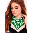 thumbnail image 4 of PMU St. Patrick's Day Wearable Decorations and Party Supplies- Shamrock Green 22in x 22in Bandana- Irish Costume, Party Accessory (1/pkg) Pkg/1, 4 of 6