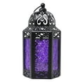 thumbnail image 6 of Moroccan Candle Lantern Decorative Set of 3 for Floor, Ramadan Decorations, Indoor Home Decor, Outdoor Patio or Porch, Weddings, Purple, 6 of 6