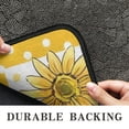 thumbnail image 6 of Yellow Dot Sunflower Bee Pattern Door Rugs,Washable Non Slip Door Mats Indoor,Decorative Door Mats,Entry Mat Indoor for Entrance,Bedroom,Kitchen,Bathroom,30"x17", 6 of 6