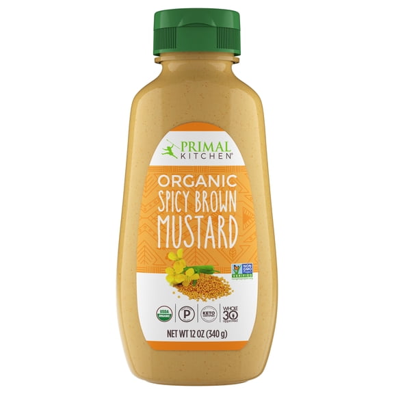 Primal Kitchen Organic Spicy Brown Mustard 12 oz
