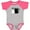 Heather and Hot Pink, variant on Inktastic Valentines Day Cat Couple Girls Baby Bodysuit