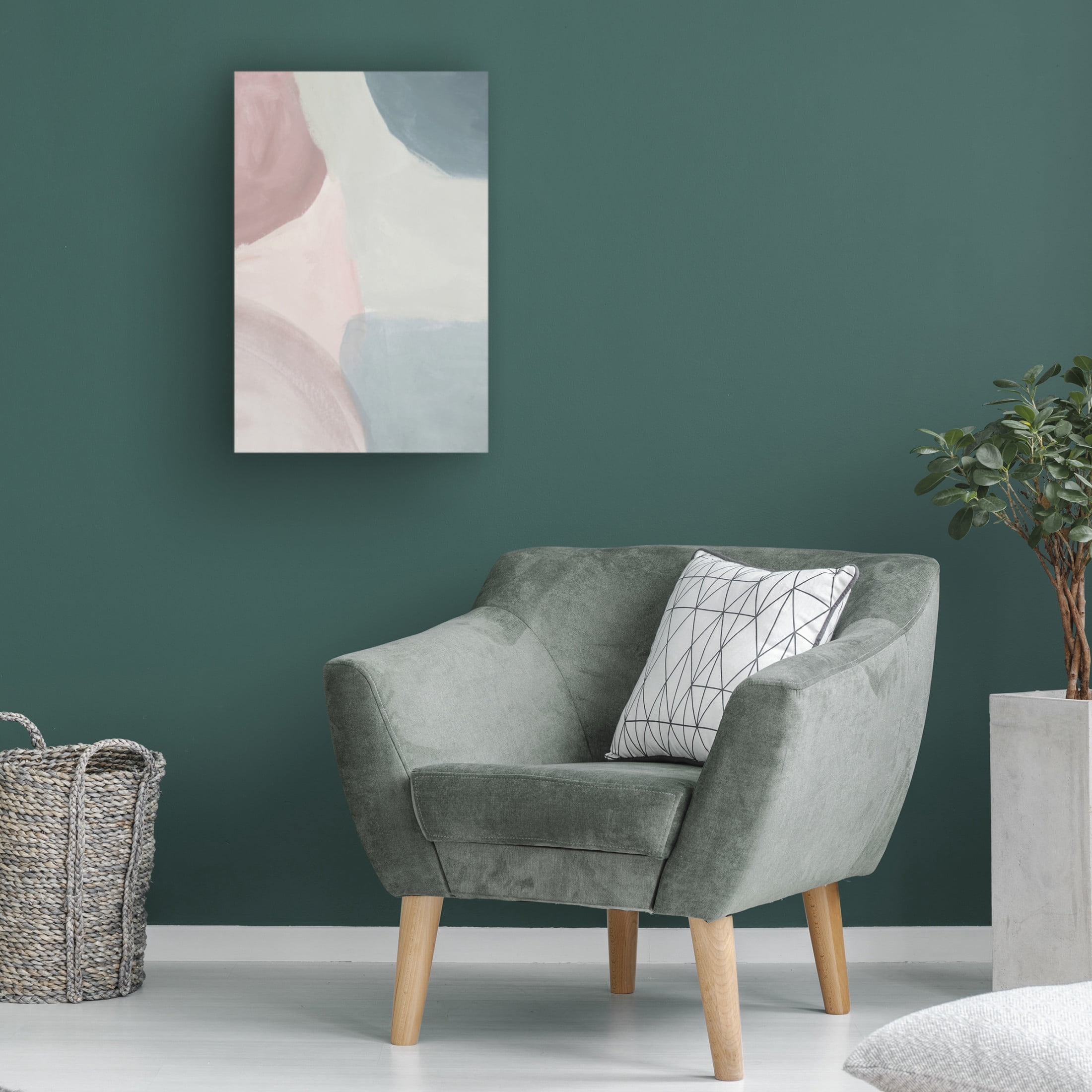 Canvas Wall Art - Incado 'Pink Pleasure' Wall Art for Living Room, Bedroom, or Office Décor by Trademark Fine Art - 22 x 32 Inches