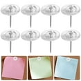 thumbnail image 3 of CUITING 100 Pcs Piques Transparentes pour Tableau Blanc, Piques Transparentes pour Pouce, Tableau de Bord, 3 of 7