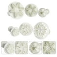 thumbnail image 4 of WEAVILUX 6-Pack Flower and Snowflake Silicone Molds for Baking, Embossing, Cutting - Cake Decorating Tools for Home Bakers & Parties, 4 of 5