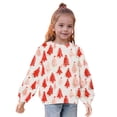 thumbnail image 6 of Darzheoy Toddler Girl Sweatshirts Christmas Cotton Casual Crew Neck Long Sleeve Tops Pullover Sweatshirt Shirt 1-12 Y, 6 of 8
