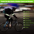 thumbnail image 4 of 16 Pieces High Visibility Reflective Gear Safety Reflector Tape Straps for Night Walking, Cycling and Running (Green), 4 of 7
