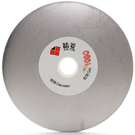 JINGLING Diamond Flat Lap Disc Grinding Disk 4" inch 100mm Arbor 5/8 Grit 1000 Fine
