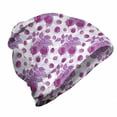 thumbnail image 1 of Mauve Unisex Beanie, Vivid Rasberries Branch, Hiking Outdoors, Violet and Purple, by Ambesonne, 1 of 1