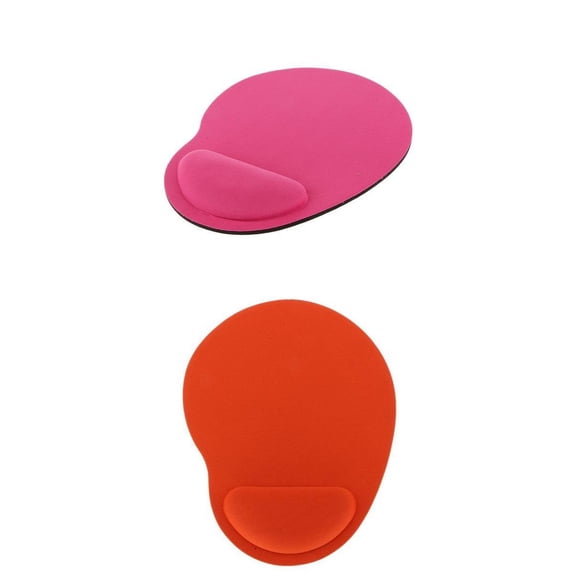 Pitycbo 2Pcs Comfortable Soft Muosepad with Wrist Rest Support Mat Game Mouse Pad for