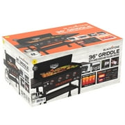 Blackstone Original Outdoor Griddle, 4-Burner 36 Flat Top Grill with Hard Cover, Black