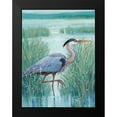 thumbnail image 2 of OToole, Tim 19x24 Black Modern Framed Museum Art Print Titled - Wetland Heron I, 2 of 5