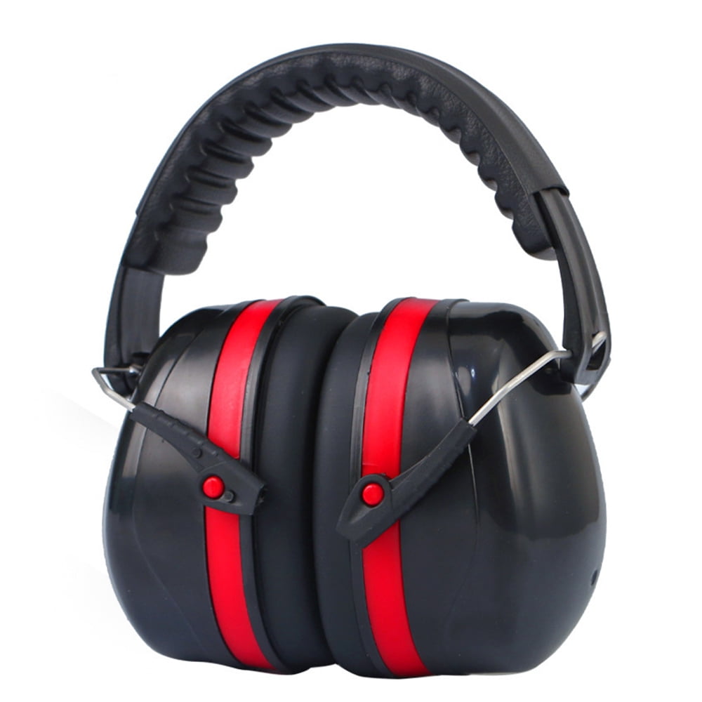 Ear Muff Muffler Noise Hearing Protector Red Adjustable Earmuffs Head Stra SEHH 