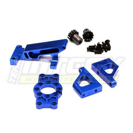 - Integy RC Toy Model Hop-ups T3285BLUE Brushless Conversion Motor Mount Set for 1/10 Revo 3.3 & Slayer(both)