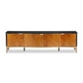 thumbnail image 4 of Michael Amini Malibu Crest TV Console - Crotch Mahogany, 4 of 13